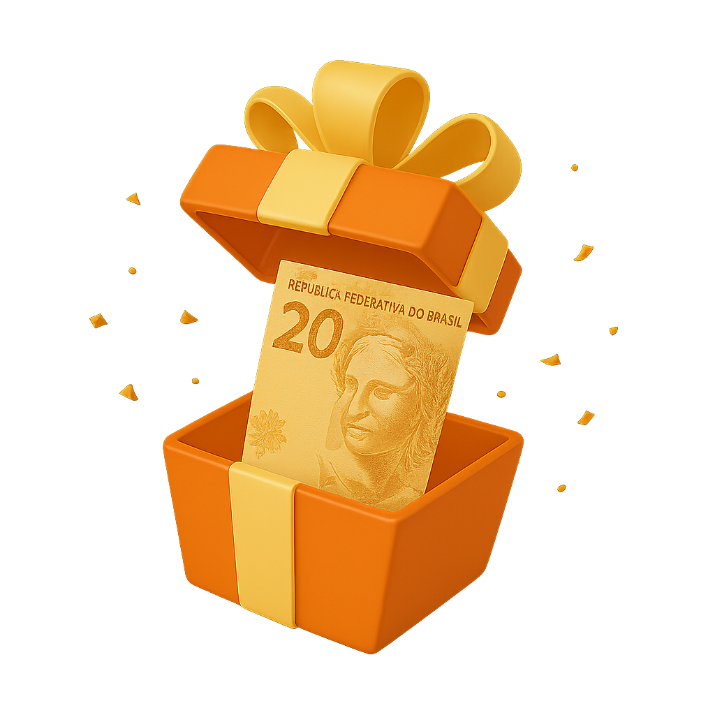 R$20,00 NO PIX